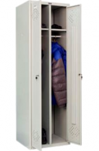 шкаф для раздевалок практик ls-21 (2-х секционный) вес 29 кг (вхшхг) 1830x575x500 мм