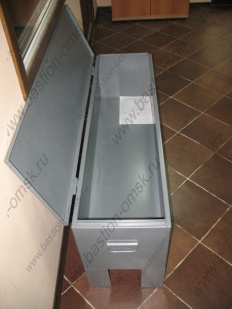контейнер для ртутных ламп крл 1-100 на ножках (1250*550*350 мм)