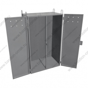 шкаф для двух пропановых баллонов (в*ш*г) 1250х750х450 мм